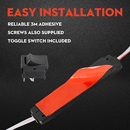 Truck Bed Lights, BEEYEO 8 Pack Pickup Lights Cargo Rock Lights 24 LEDs