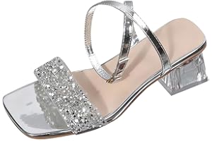 Low Chunky Block Heels for Women Ankle Strap Open Toe Dress Pumps Bridal Wedding Dress Shoes