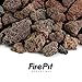 Red 3/4 Inch Lava Rock | Fireproof and Heatproof Volcanic Lava Rock, Perfect for Fire Pits, Fireplaces, BBQs and More. Indoor and Outdoor use - Natural Stones | 10 Pounds