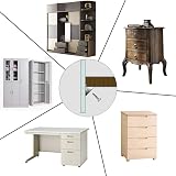 Esteopt 100pc Drawer Supports Wedges Repair Kit Furniture Chest Bottom Sagging view 6