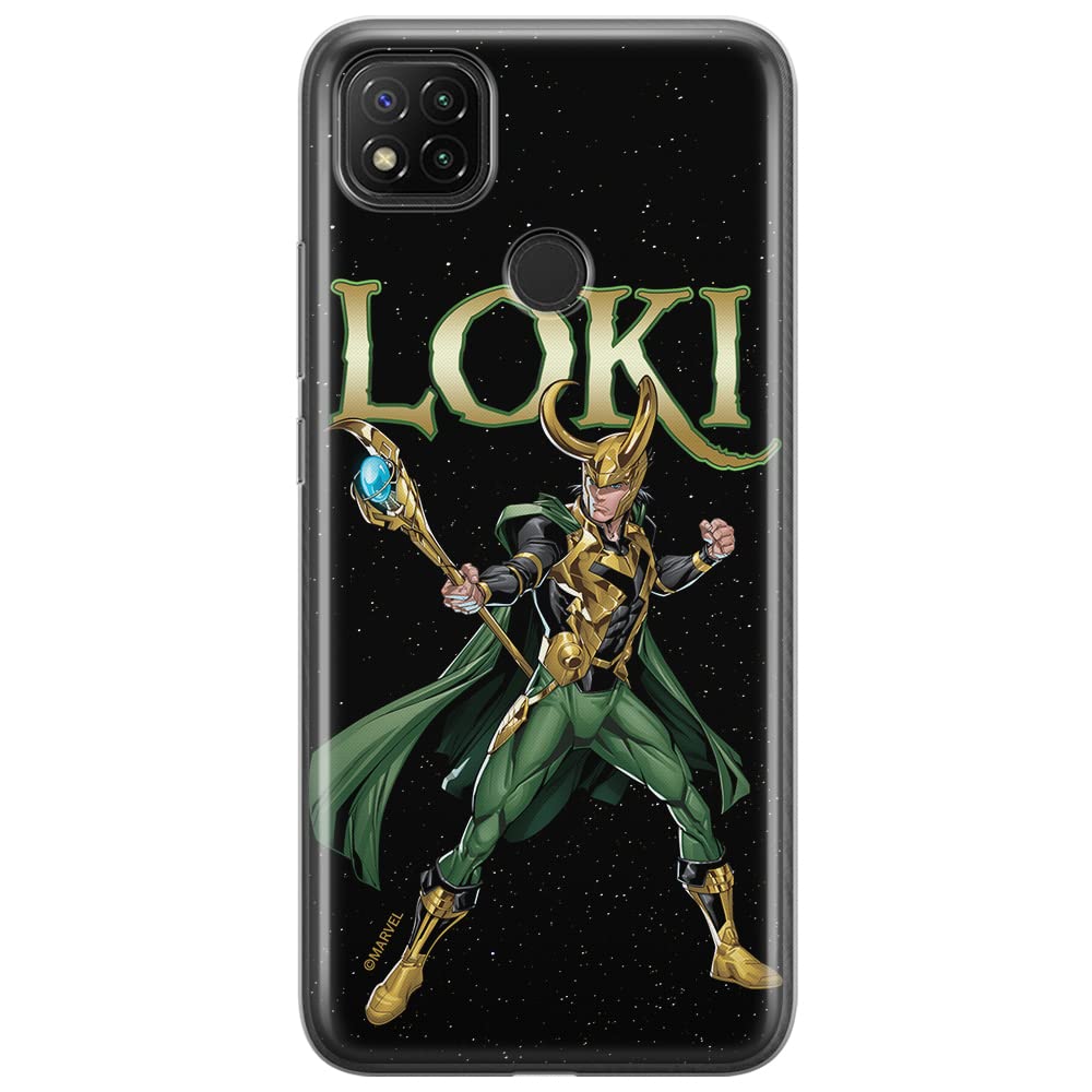 ERT GROUP mobile phone case for Xiaomi REDMI 9C original and officially Licensed Marvel pattern Loki 002 optimally adapted to the shape of the mobile phone, case made of TPU