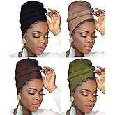 Ftoronaly Head Wraps for Women Headwraps Long Hijabs Scarf Large Headscarf Tie Hair Wrap