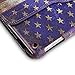 TNP iPad Air 2 Case (USA Flag Pattern) - 360 Degree Rotating Synthetic Leather Stand Case with Smart Cover Auto Sleep & Wake Feature and Stylus Holder for Apple iPad Air 2 (iPad 6) 2014 Model