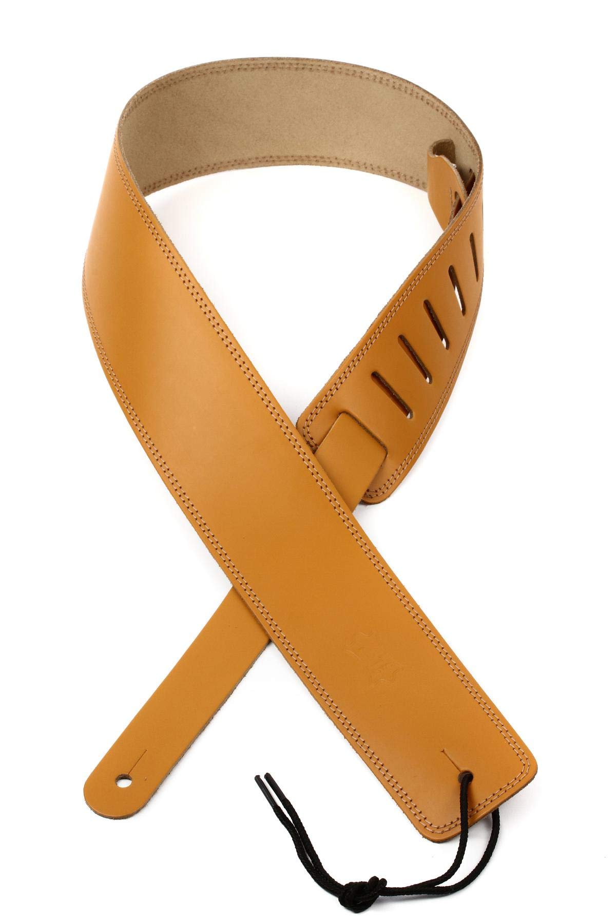 Levy's 2.5-inch Leather Strap with Double Stitch - Tan