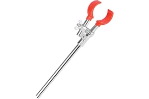 StonyLab 2 Prong Swivel Clamp, Sturdy 2 Prong Single Adjust Multipurpose Extension Clamp Grip Adjustable Lab Clamp with 7 inc
