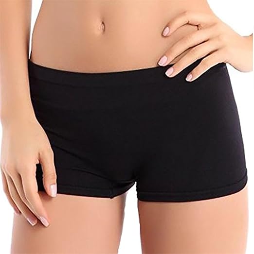 boy shorts black
