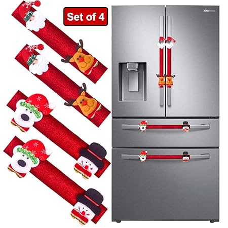 CENOVE Juego de 4 Fundas para manijas de Puerta de frigorífico ...