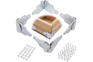 NIXFACE 8 Pc Stake Trailer Rack Corner Connector Body Utility Wood Side Bracket New