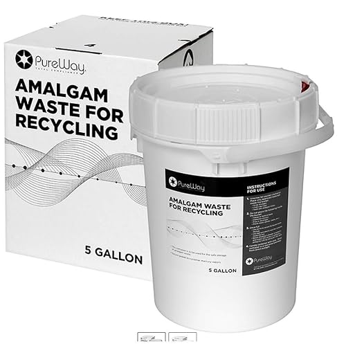 PureWay Amalgam Recycling System 5 Gallons – EPA Compliant Dental Waste ...