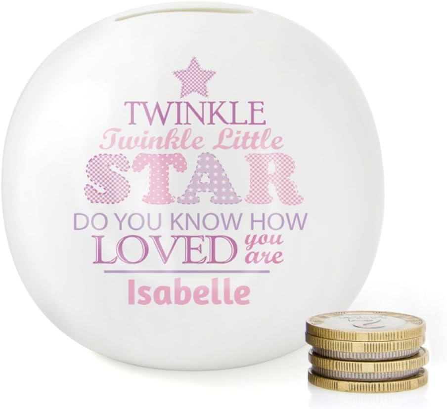 personalised baby girl money box