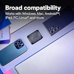 Crucial X10 4TB Portable SSD, Up to 2,100MB/s, USB