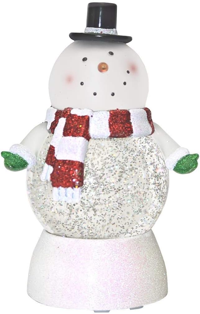 Snow Globes - Christmas by Roman Inc., Confetti Lites Collection, 7.5