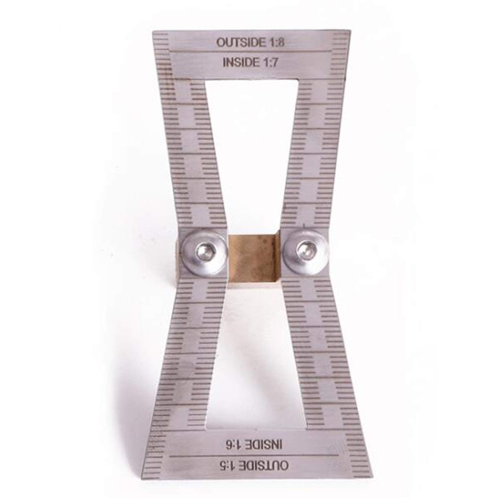 Dovetail Marker Saw Kit, Hand Cut Wood Joints Marking Gauge Dovetail Guide Corner Clamp Tool with Scale, Dovetail Template Size 1:5-1:6 and 1:7-1:8 for Woodworking