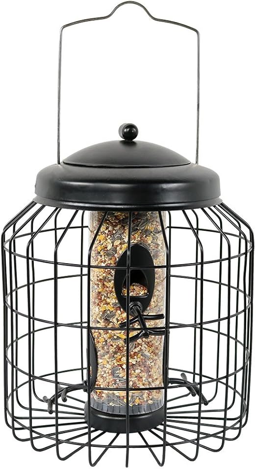 Amazon Com Sunnydaze Outdoor Hanging Wild Bird Feeder Steel
