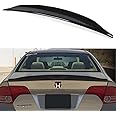 High Kick JDM Duck Tail Duckbill Trunk Lid Spoiler Glossy Black Compatible with 2006-2011 Honda Civic 4 Door Sedan