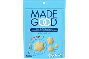 Made Good - Sea Salt Star Puffed Crackers (6 Count), 121g
