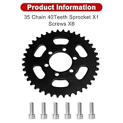 35 Chain Sprocket - 40 Tooth Sprocket 35 Chain Mini