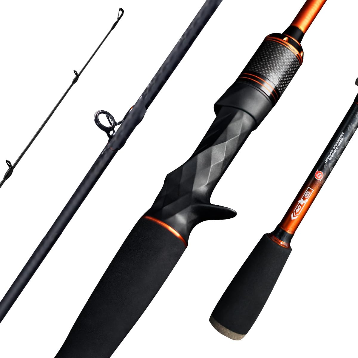 Photo 1 of **FRESHWATER LIGHT*****




SEASIR CastX Medium Heavy Fishing Rod, Medium Light Spinning Casting Rod, 2 Piece Baitcasting Rod, Saltwater Freshwater Baitcaster Rod, Fast Action, 40T Carbon Fiber, EVA & Cork Grip, Zirconia Ring