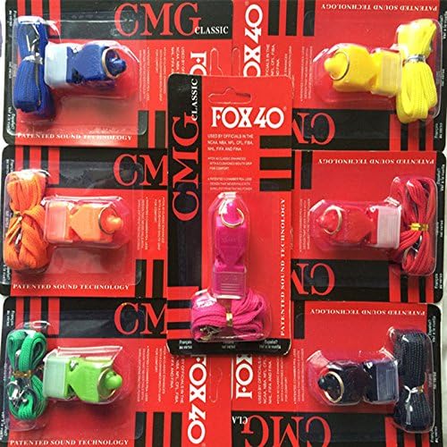 FOX40 Whistle Plastic Whistle Professional Soccer Referee Whistle Basketball Referee Whistle Dolphin Seedless Apito Black Color