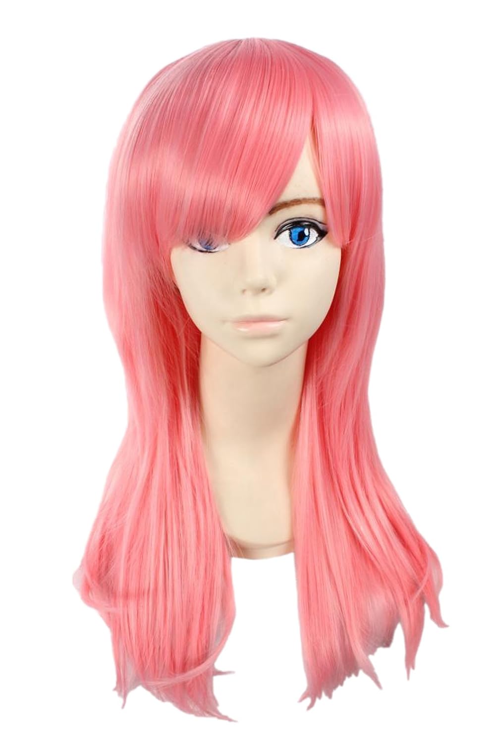 Alexsix Women Wigs Man Made Wigs Contrst Color Long Curly Fake