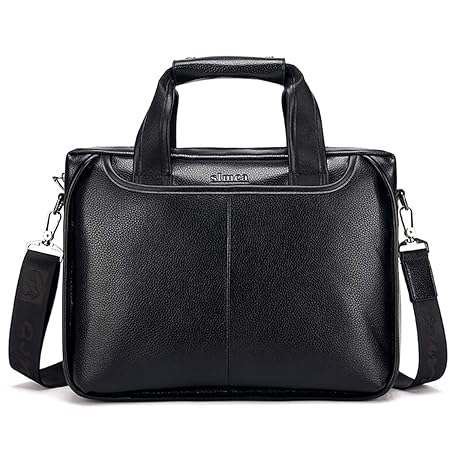 Fanspack Business Handbag Fashion Top Handle Business Briefcase for Men