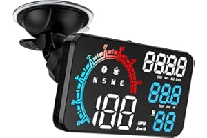 Liiiyuan G11 Digital Speedometer for Car, Heads Up Display for Cars with Alarm Fuction, GPS Speedometer Car for All Vehicle