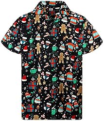 Funky Hawaiian Shirt, Shortsleeve, X-Mas, Christmas