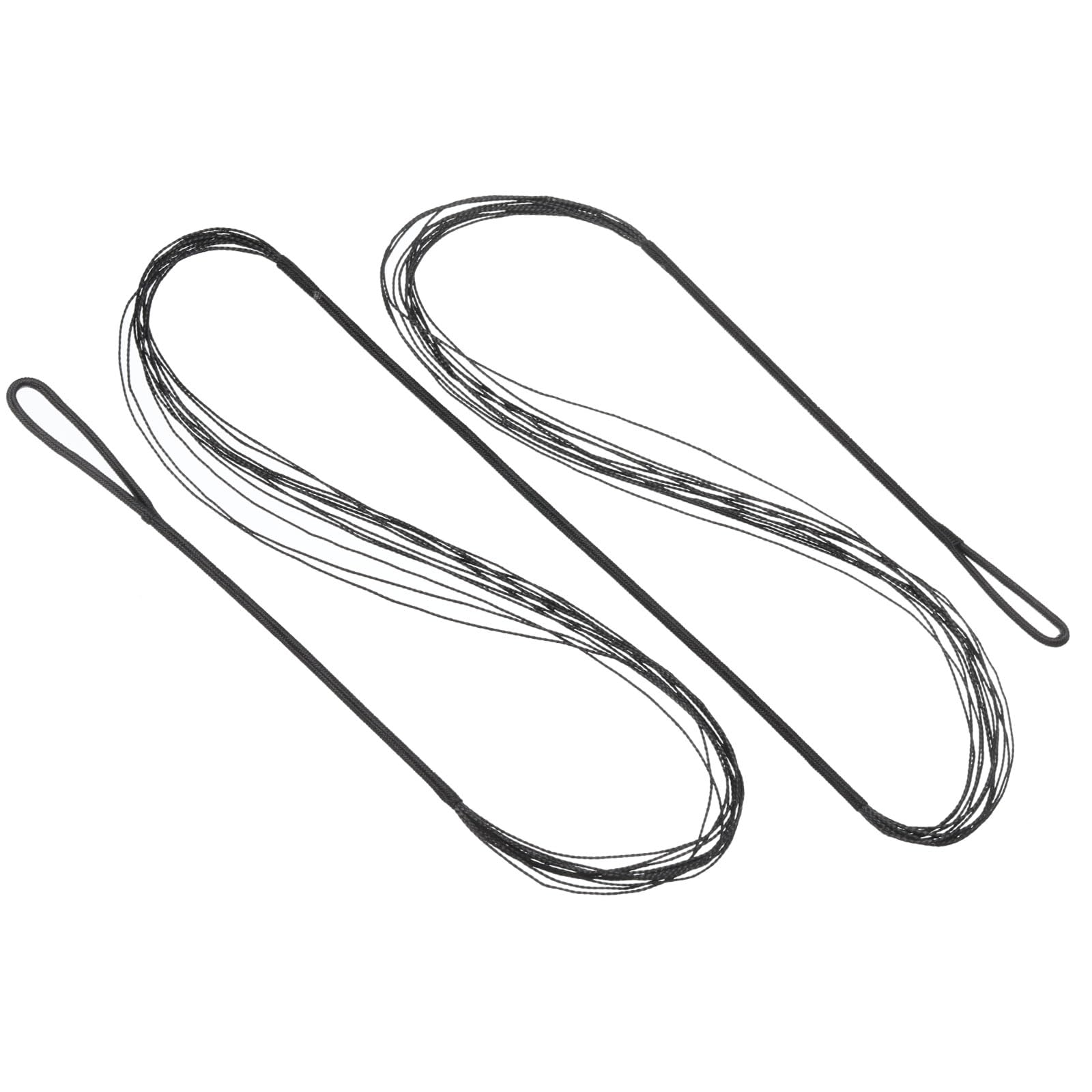 PATIKIL Bow String Replacement,12 Strands Recurve Bowstring for AMO 56" Traditional Recurve Bow, Black