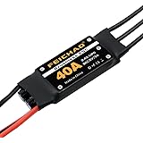 FEICHAO 40A Brushless ESC 2-4S Speed Controller with 5V 3A BEC for Fixed Wing DIY RC Multi-axis Aircraft Drone Helicopter (1P