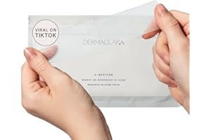 Dermaclara Siliconefusion C-Section Patch - Silicone Scar Patch - Reusable, Medical Grade, Pregnancy Safe, Hypoallergenic, Dermatologist Tested, Cruelty Free - Scars, Wrinkles, Stretch Marks - 1 ct.