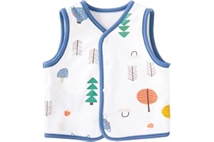 pureborn Baby Toddler Reversible Vest Warm Sleeveless Jacket Spring Winter Children Waistcoat
