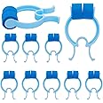 Thinp 10 Pieces Nose Stop Clips, Nose Bleed Stopper Swimming Nose Clip for Adult and Kids Nasal Nose Stopper Clips Plastic Foam Nose Clips for Emergency Accident or Bad Smells