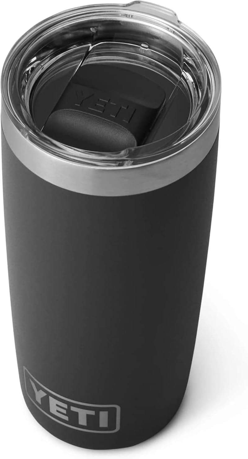 YETI Rambler 10 oz Tumbler with MagSlider Lid Stainless Steel Black