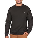 The American Outdoorsman Sherpa Lined Crewneck - Long Sleeve Sherpa Pullover Men's Long Sleeve Shirt - Winter Pullover
