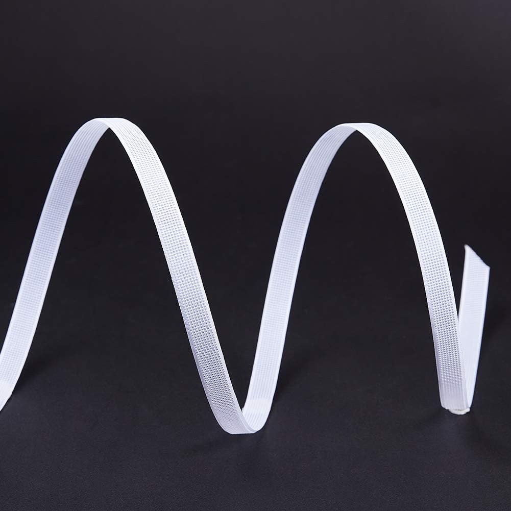 PH PandaHall 50 Yards 12mm Polyester Boning for Sewing White Sew-Through Low Density Boning for Wedding Dress Nursing Caps Party Gowns Swimwear Handbags Plush Playtings DIY Craft Making - Image 5