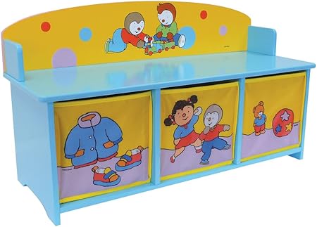 Tchoupi : Toy Box - Aufbewahrungsbank: Amazon.de: Spielzeug