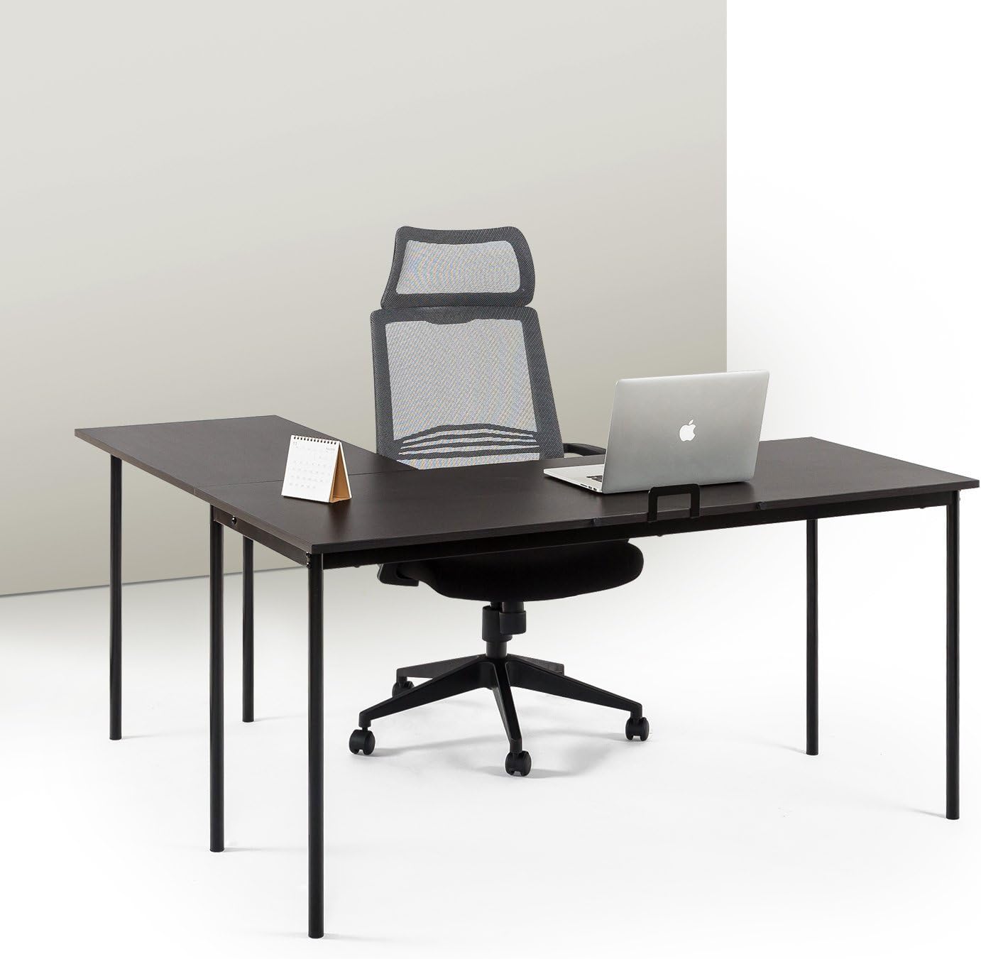 Zinus LShaped Corner Desk in Espresso Amazon.ca Home & Kitchen