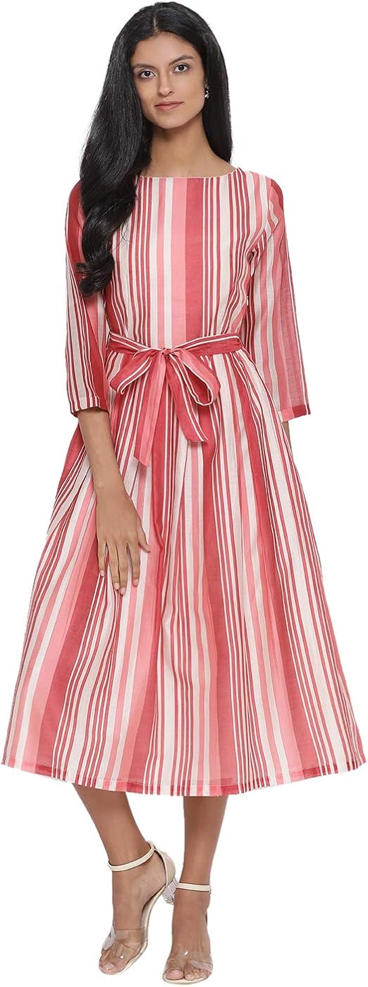 Buy Rooted Watermelon Womens Dress at Amazon.in