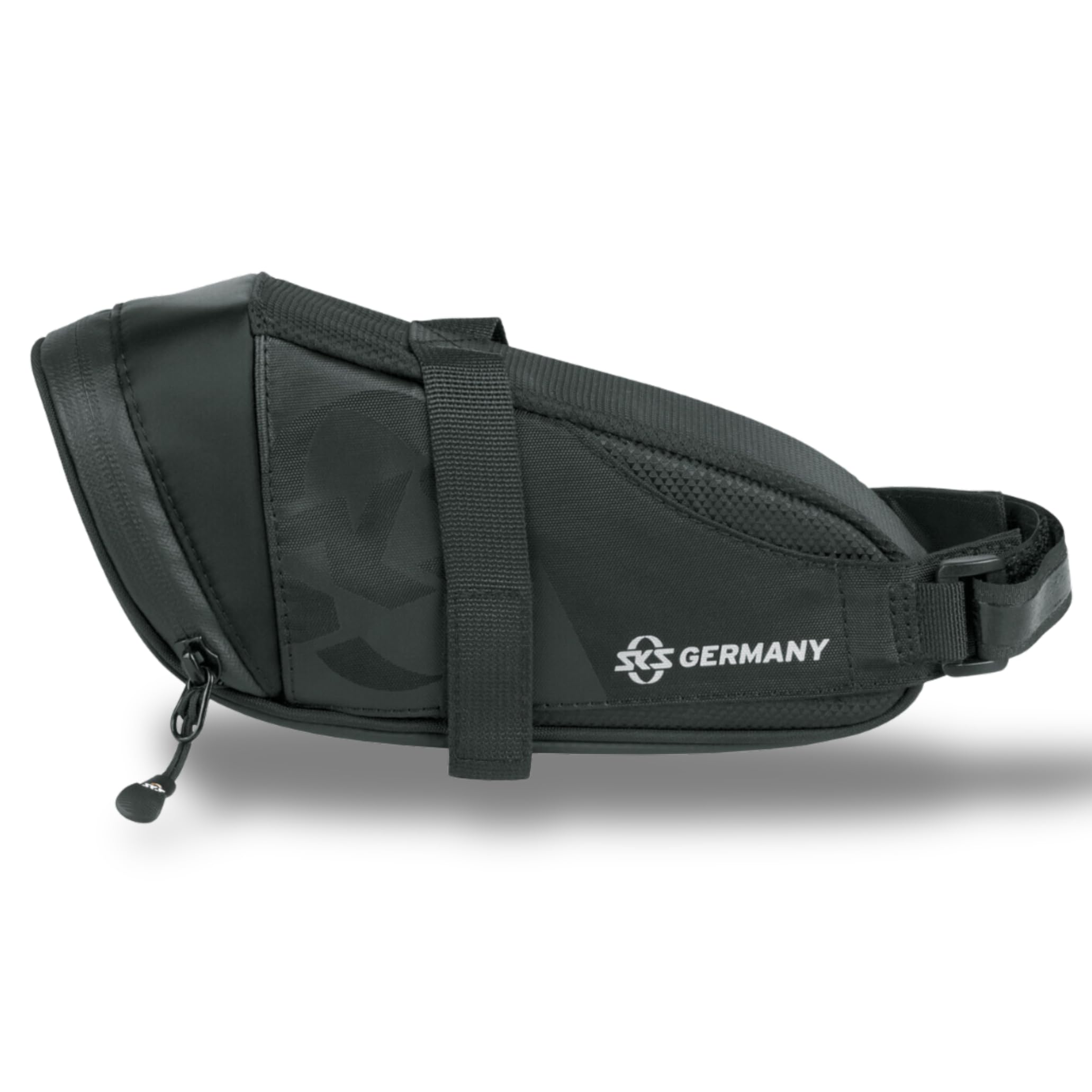 SKS GERMANY RACER STRAPS 800 bike bag for road bike, bike accessories (aerodynamic bag with velcro fastening, laminated & waterproof zip with Easy-Zip, volume: 0.8 l)