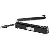 Aviditi Powerseal 20" Impulse Manual Heat Sealing Bag Machine for Closing Plastic Poly Bags and Tubing (1 Machine)