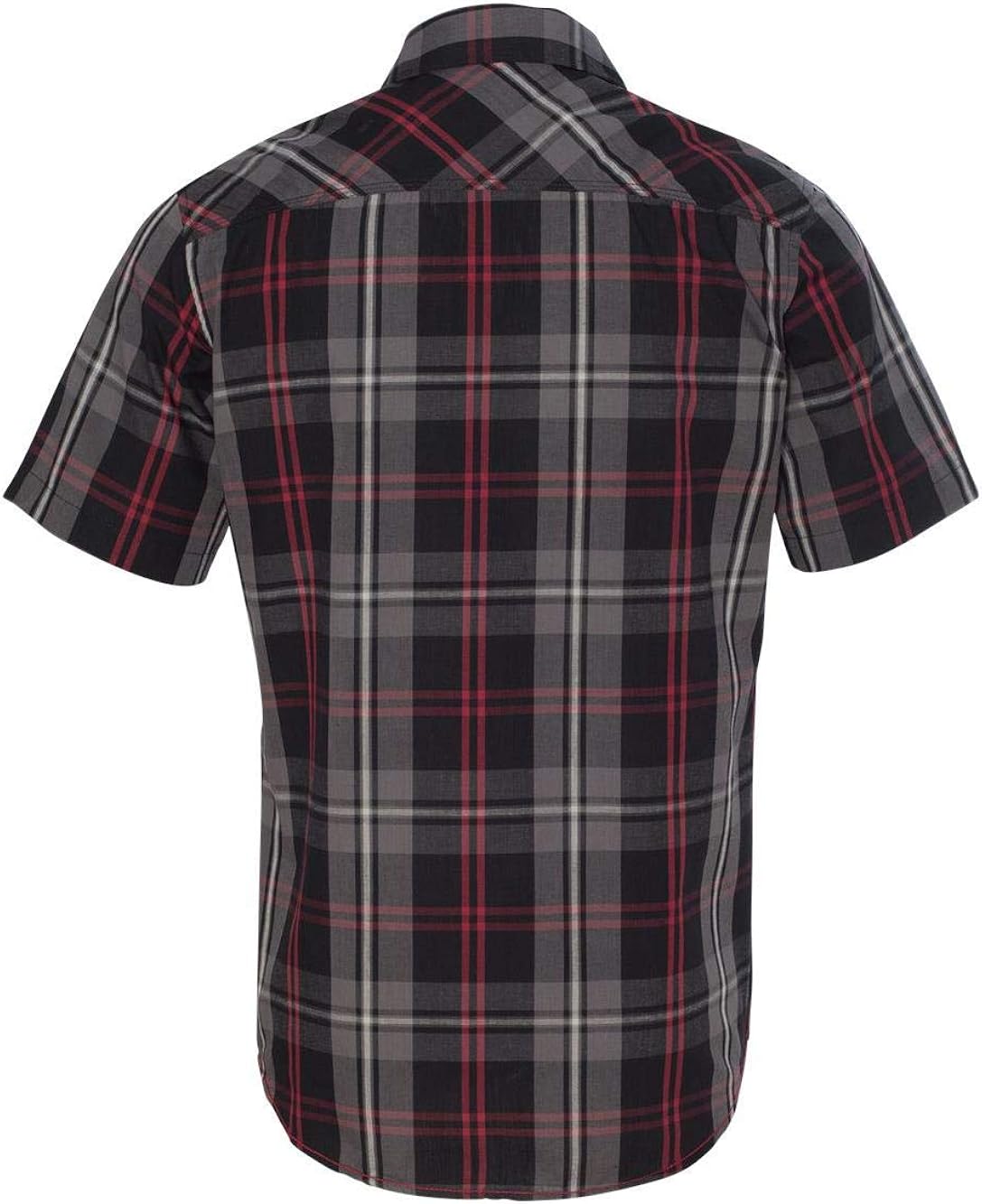 Burnside Mens Plaid Short Sleeve Shirt (9202): Burnside: Clothing