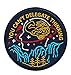 Asilda Store You Can't Delegate Thinking Patch | Iron on or Sew On Embroidered Patch Badge | Travel + Nature + Outdoors + Adventure | Vintage Vibe | Great on Backpacks and Clothing