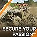 SMARTSTRAPS 10-Foot Ratchet Straps (4pk) – 3,000 lbs Break Strength – 1,000 lbs Safe Work Load Haul Heavier Loads Like Motorcycles, Boats and Large Appliances – Heavy-Duty Padded Tie-Downs, ORANGE (149)