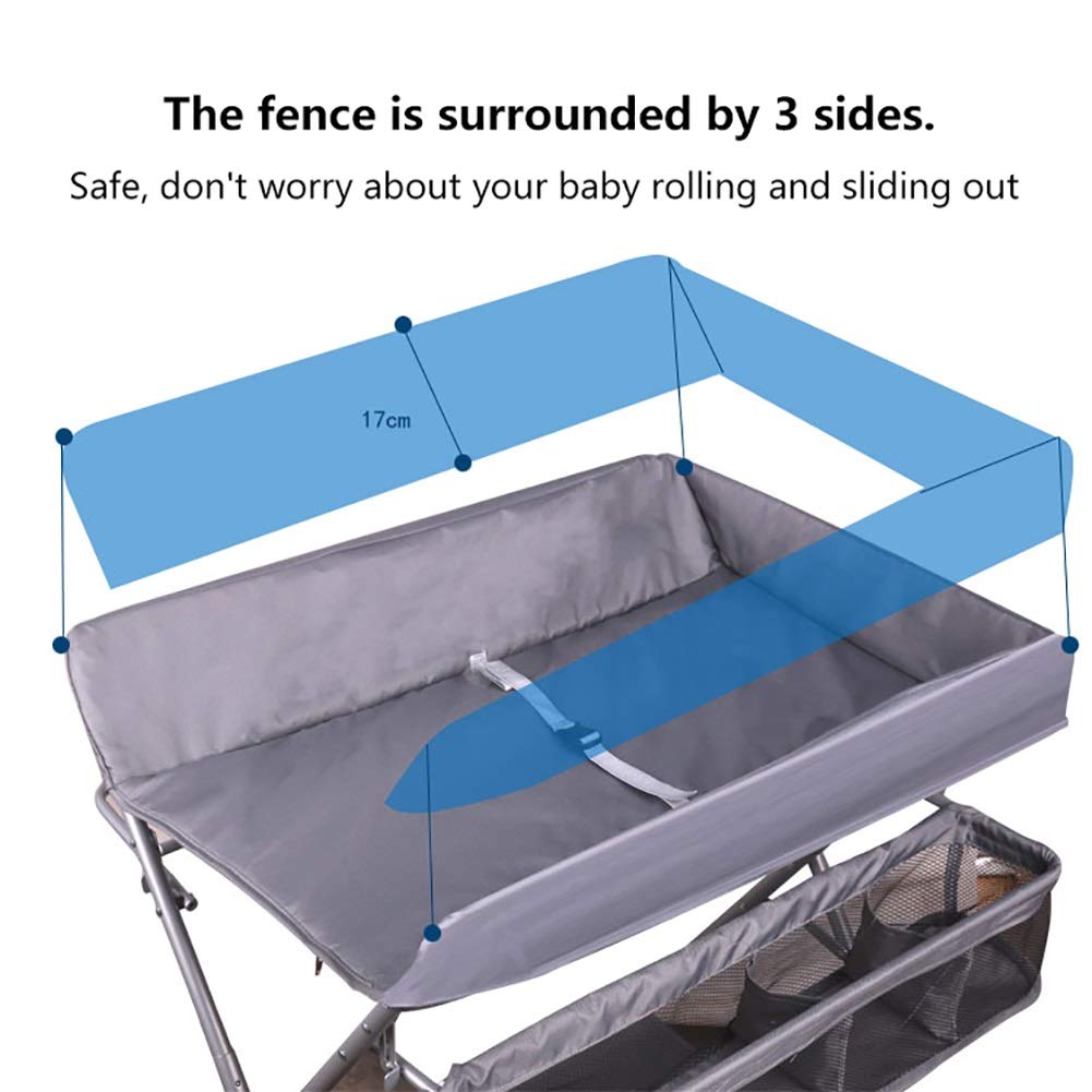 blue nursery dresser