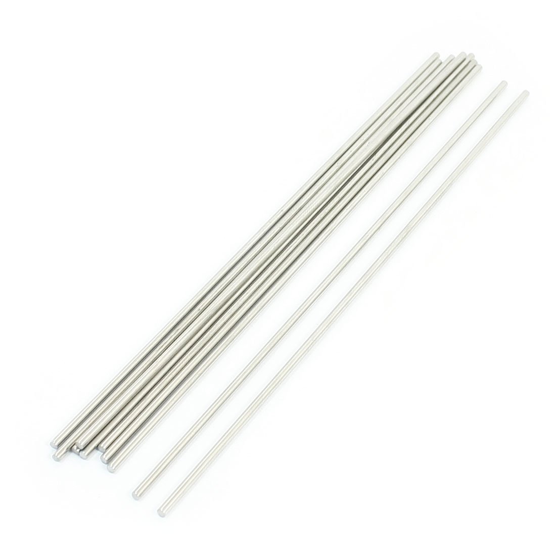 sourcing map 10Pcs 160 x 2.5mm Stainless Steel Cylinder Linear Rail Round Rod Axle