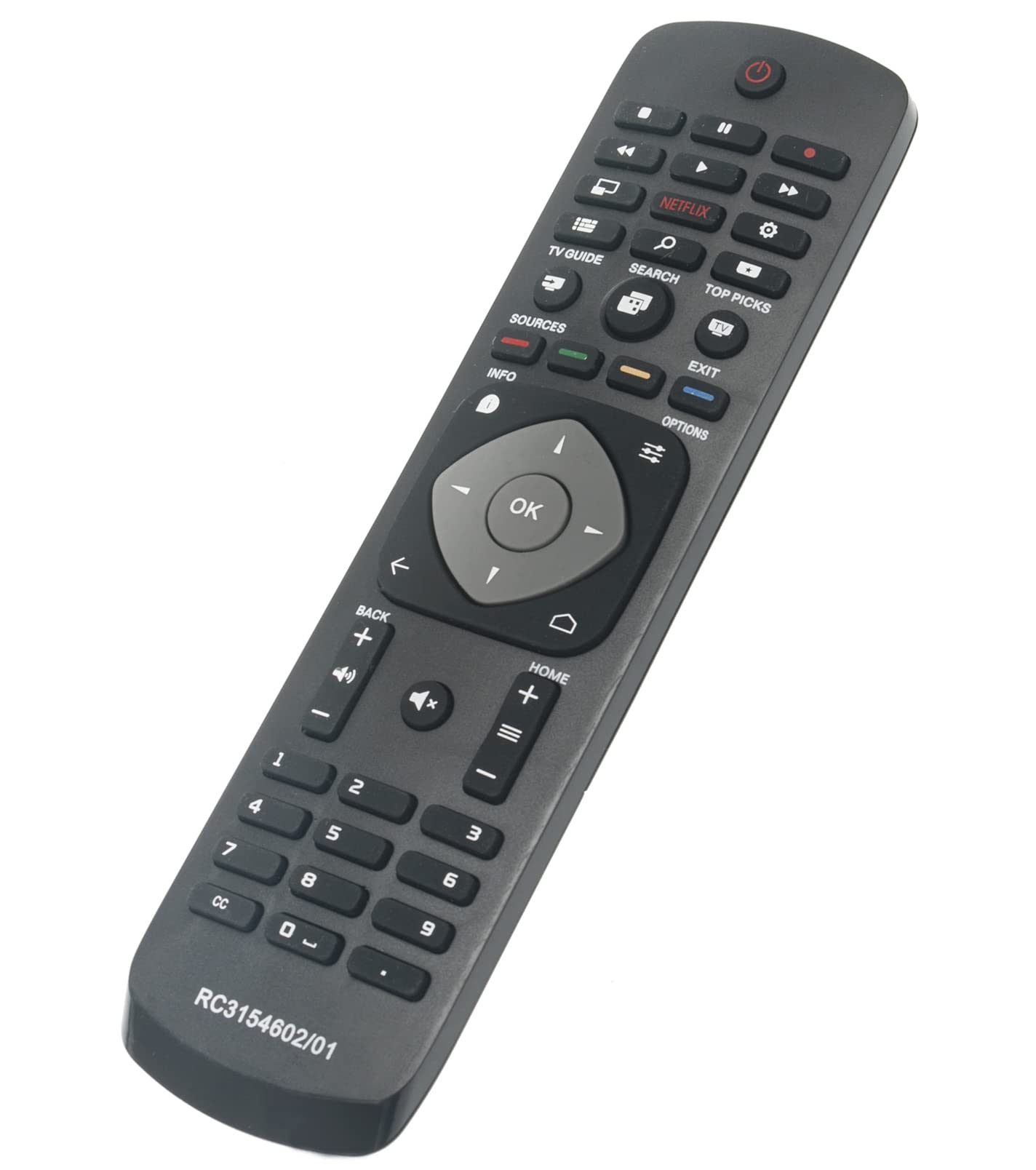 Replacement Remote Fit for Philips 4K UHD Slim LED Android TV 55PUT6800S/98 65PUT6800/98 65PUT6800S/98 50PUT6800 50PUT6820 55PUT6800 55PUT6820 65PUT6800 65PUT6820 50PUT6800/79 50PUT6820/79 55PUT6800