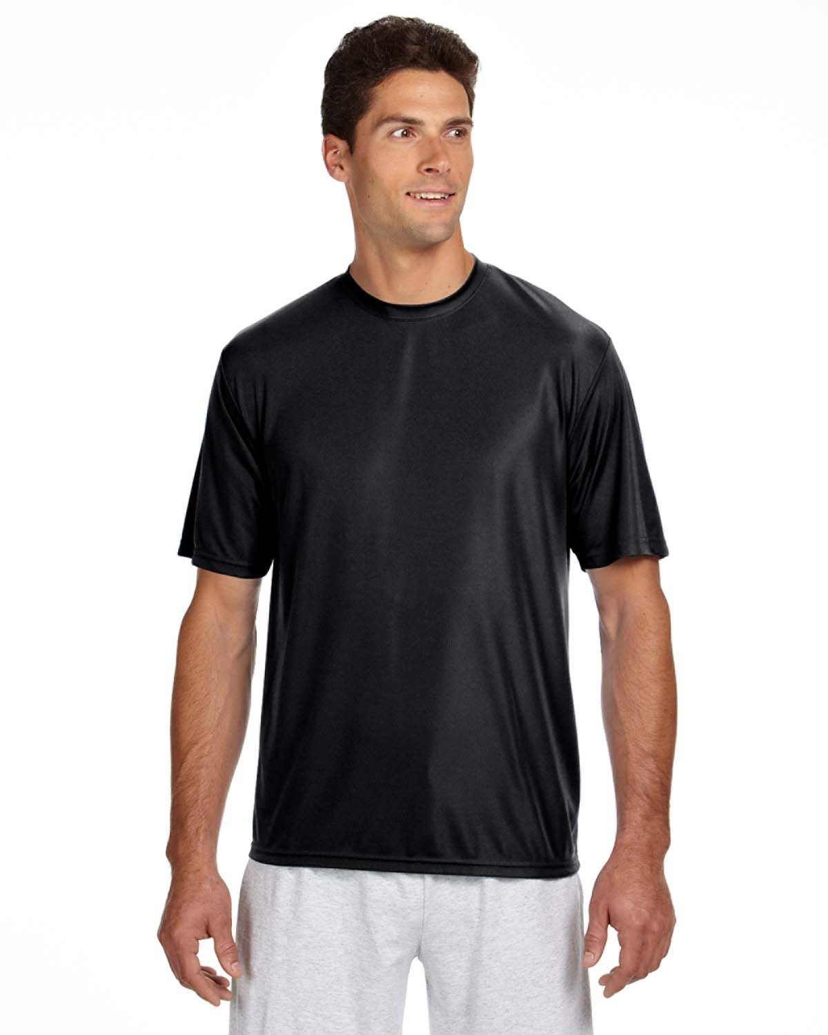 A4 Adult Cooling Performance T-Shirt, Blk, X-Large