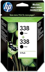 HP CB331EE 338 Original Ink Cartridges Black Multipack 2 Pack