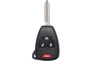 Key Fob Replacement Fits for Jeep Wrangler Compass 2007-2018 Patriot 10-18 Dodge Ram 1500 2500 3500 Chrysler Aspen 2007-2009 