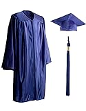 Child Shiny Graduation Gown, Cap and Tassel Set